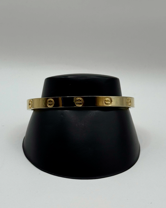 Brazalete Cartier Dorado Diamond