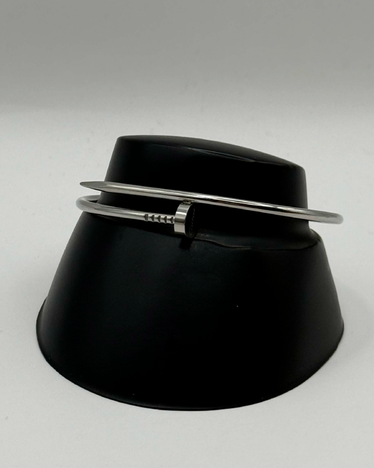 Brazalete Cartier Clavo Plata