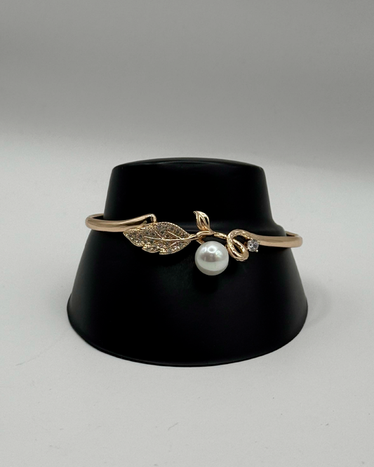 Brazalete Swarovski Leaf